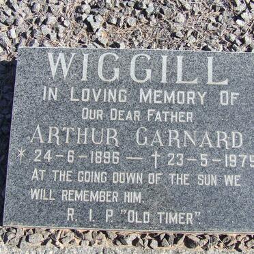 WIGGILL Arthur Garnard 1895-1979 