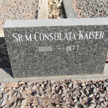 KAISER Consolata 1898-1977