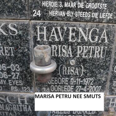 HAVENGA ?risa Petru 1972-2007