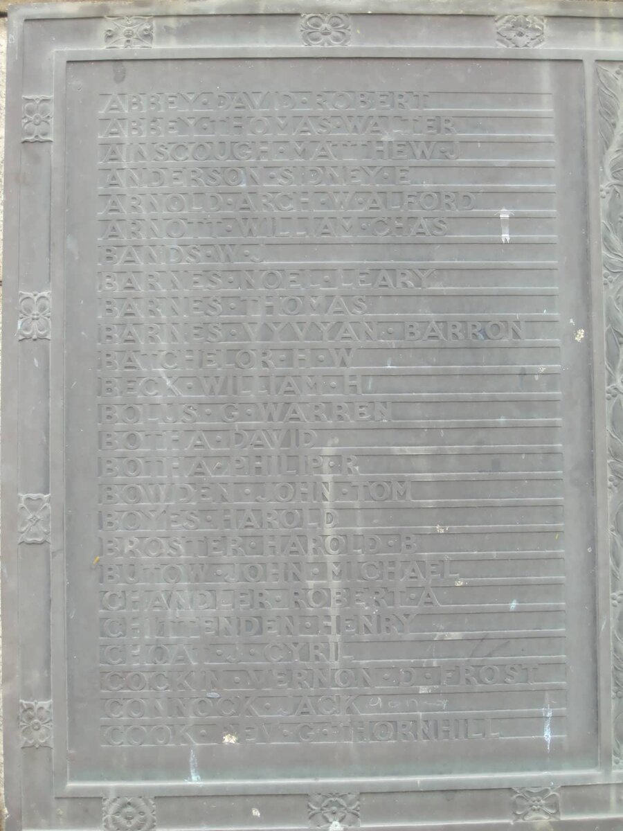 05. Memorial Plaque _1 - First World War 1914-1918