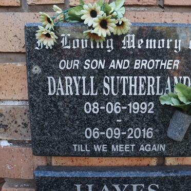 SUTHERLAND Daryll 1992-2016