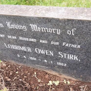 STIRK Lorrimer Owen 1901-1962