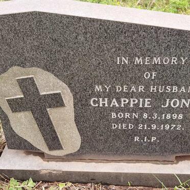 JONES Chappie 1898-1972