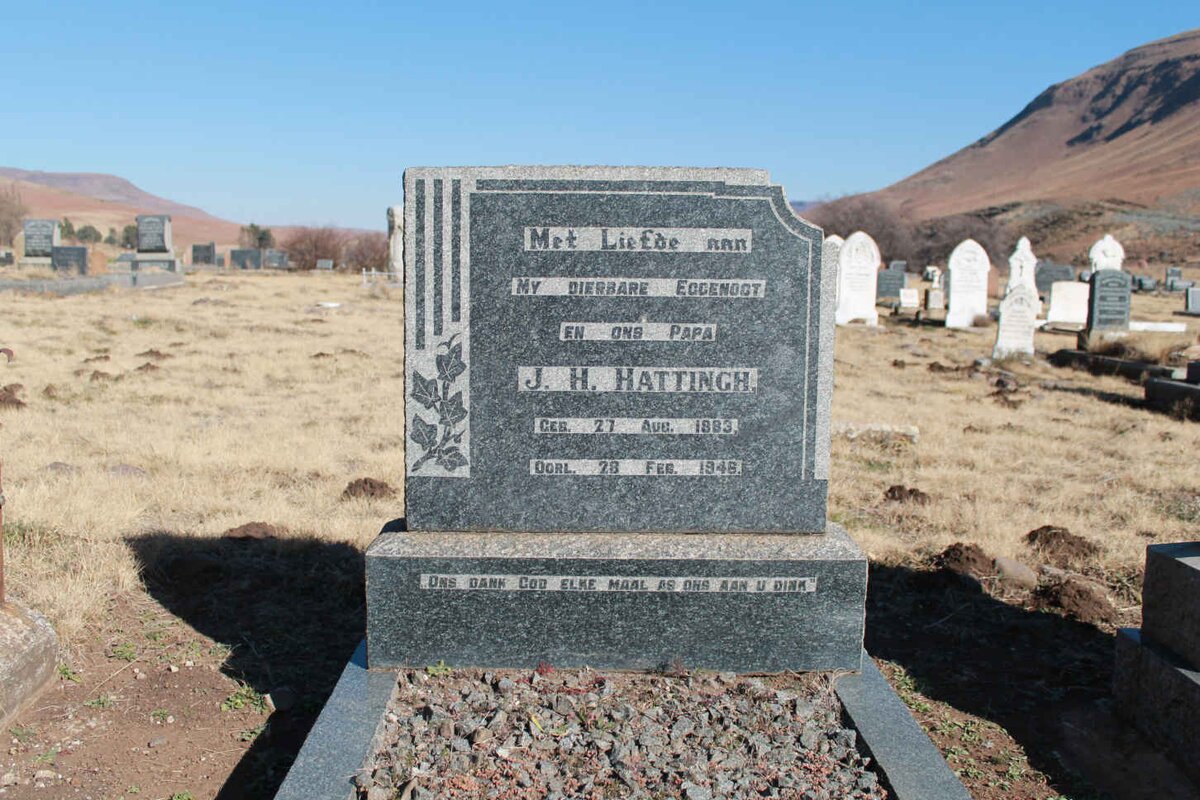 HATTINGH J.H. 1883-1946