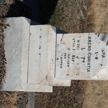 KLOPPER Barend Christiaan 1847-1908