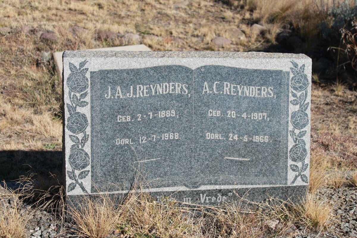 REYNDERS J.A.J. 1889-1968 &amp; A.C. 1907-1966