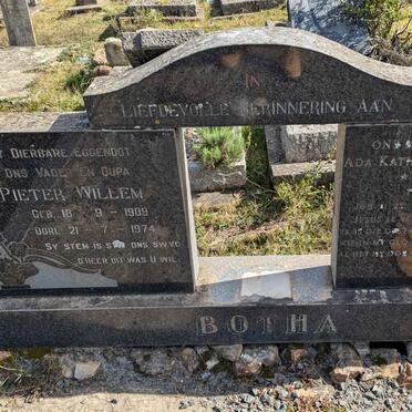BOTHA Pieter Willem 1909-1974 & Ada Kathleen VAN ANTWERPEN 1904-1982