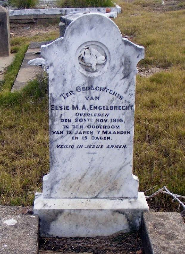 ENGELBRECHT Elsie M.A. -1916