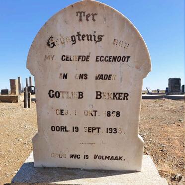 BEKKER Gotlieb 1858-1933