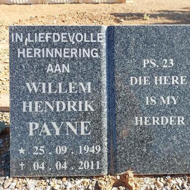 PAYNE Willem Hendrik 1949-2011