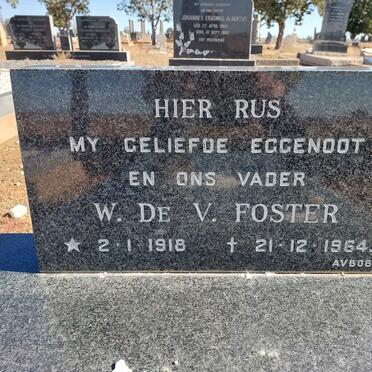 FOSTER W. de V. 1918-1964