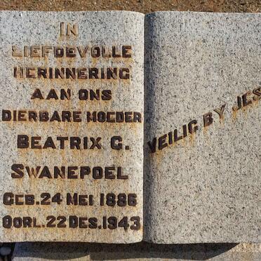 SWANEPOEL Beatrix G. 1886-1945