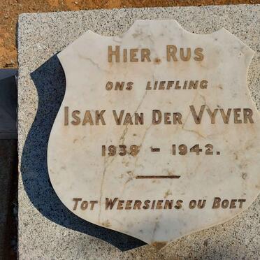 VYVER Isak, van der 1939-1942