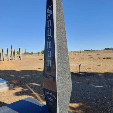 SNYMAN Paul 1935-1989 &amp; Anna 1937- _1