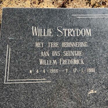 STRYDOM Willem Frederick 1986-1991