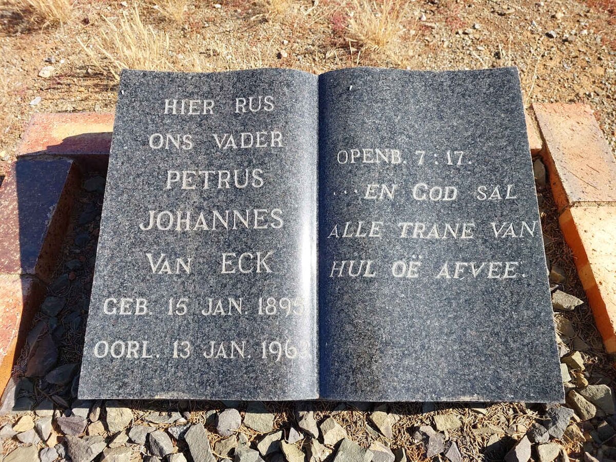 ECK Petrus Johannes, van 1895-1963