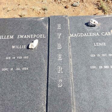 EYBERS Willem Swanepoel 1915-1994 &amp; Magdalena Carolina 1919-2010
