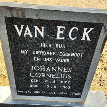 ECK Johannes Cornelius, van 1927-1983