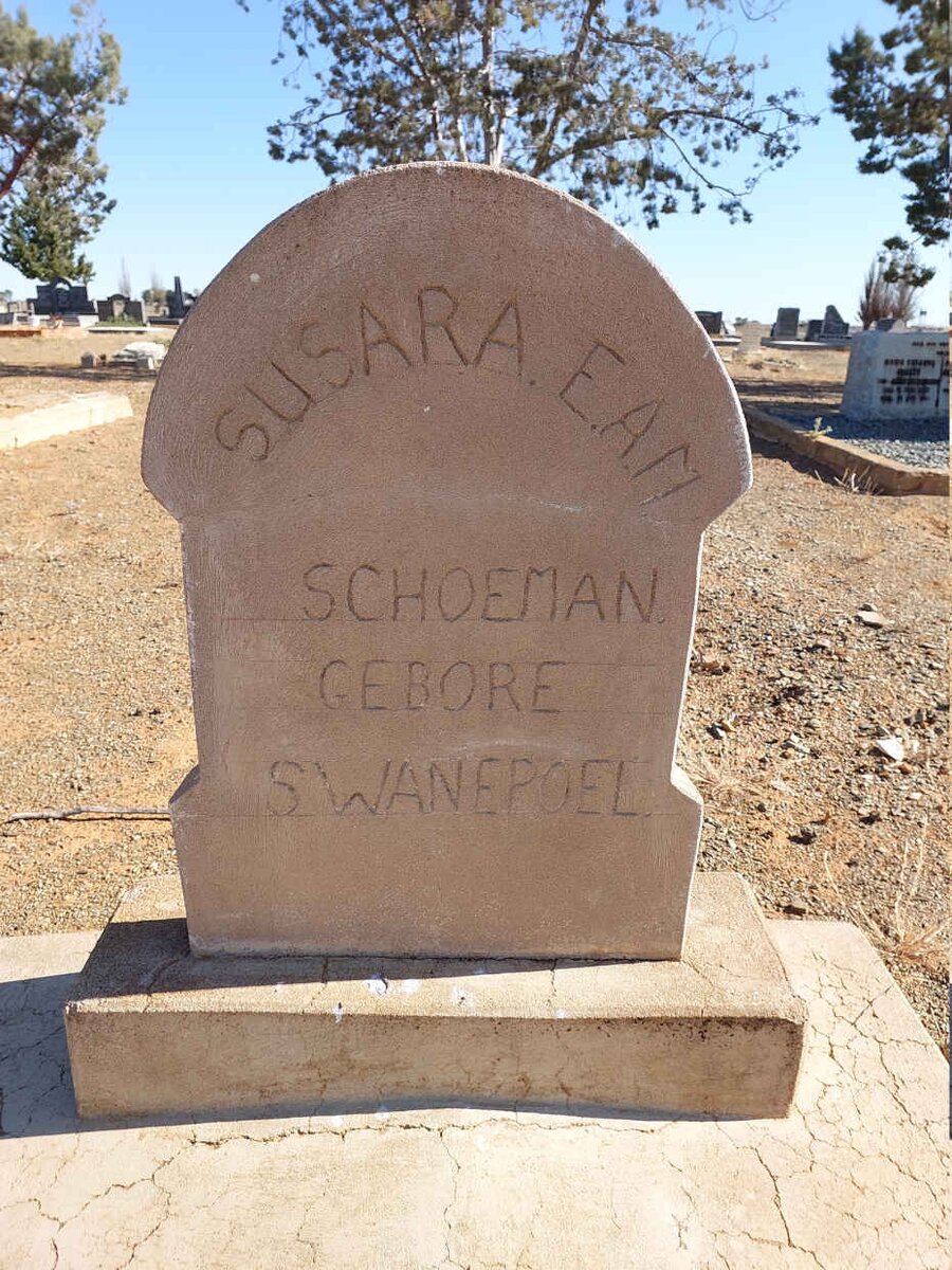 SCHOEMAN Susara E.A.M. nee SWANEPOEL