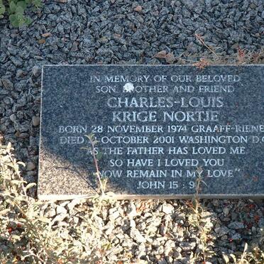 NORTJE Charles-Louis Krige 1974-2001