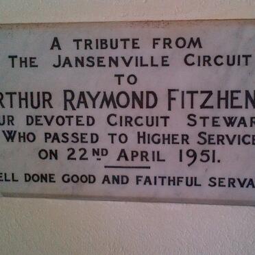 FITZHENRY Arthur Raymond -1951