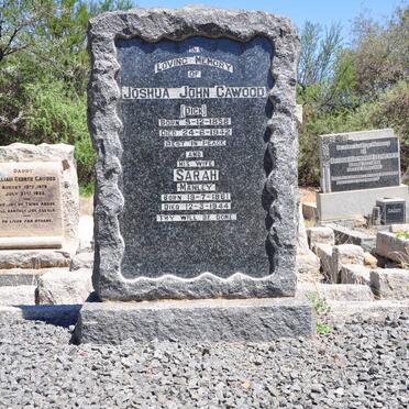 CAWOOD Joshua John 1858-1942 &amp; Sarah MANLEY 1861-1944