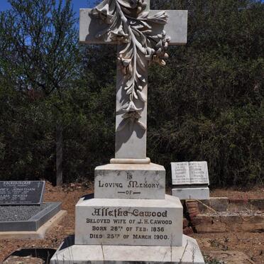 CAWOOD Alletha 1836-1900