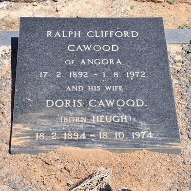 CAWOOD Ralph Clifford 1892-1972 &amp; Doris HEUGH 1894-1974