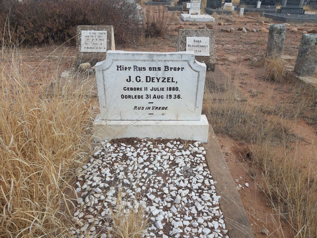 DEYZEL J.G. 1880-1936