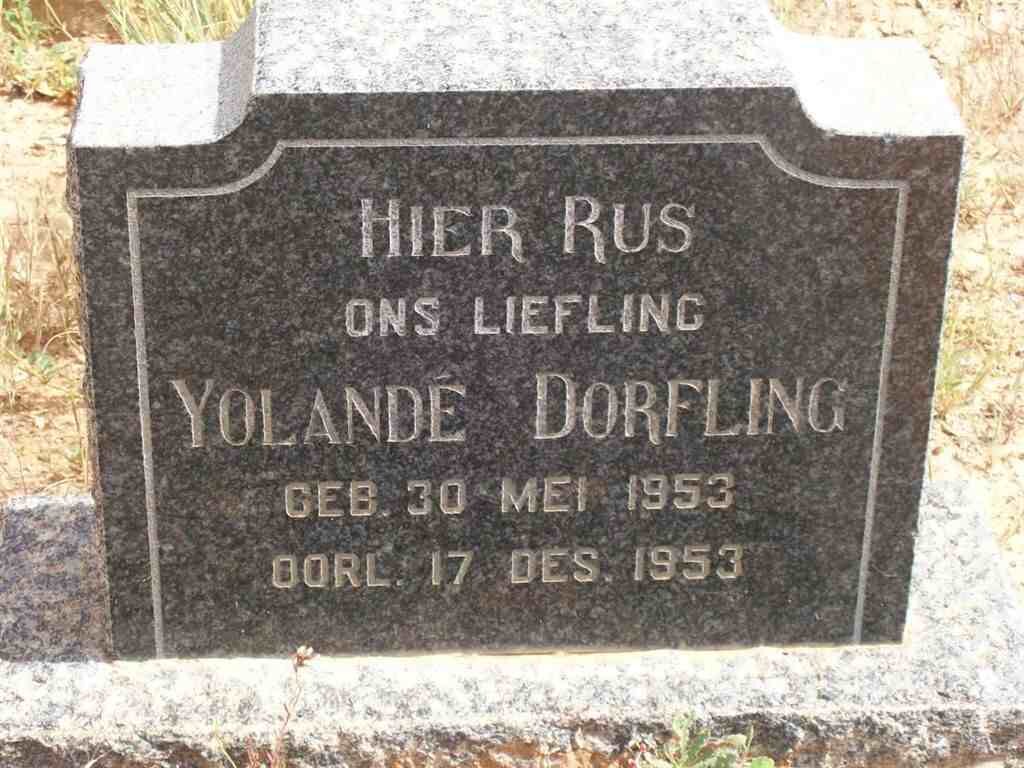 DORFLING Yolandé -1953