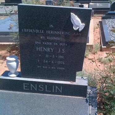 ENSLIN Henry J.S. 1911-1976