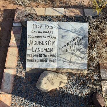 LANDMAN Jacobus G.M. 1897-1946