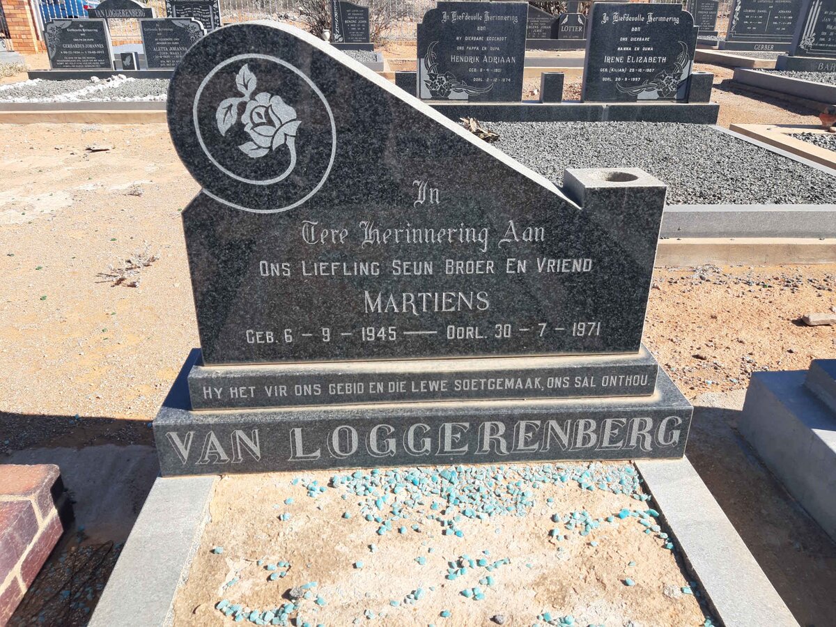 LOGGERENBERG Martiens, van 1945-1971