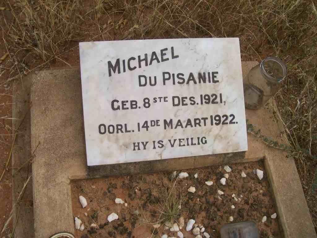 PISANIE Michael, du 1921-1922