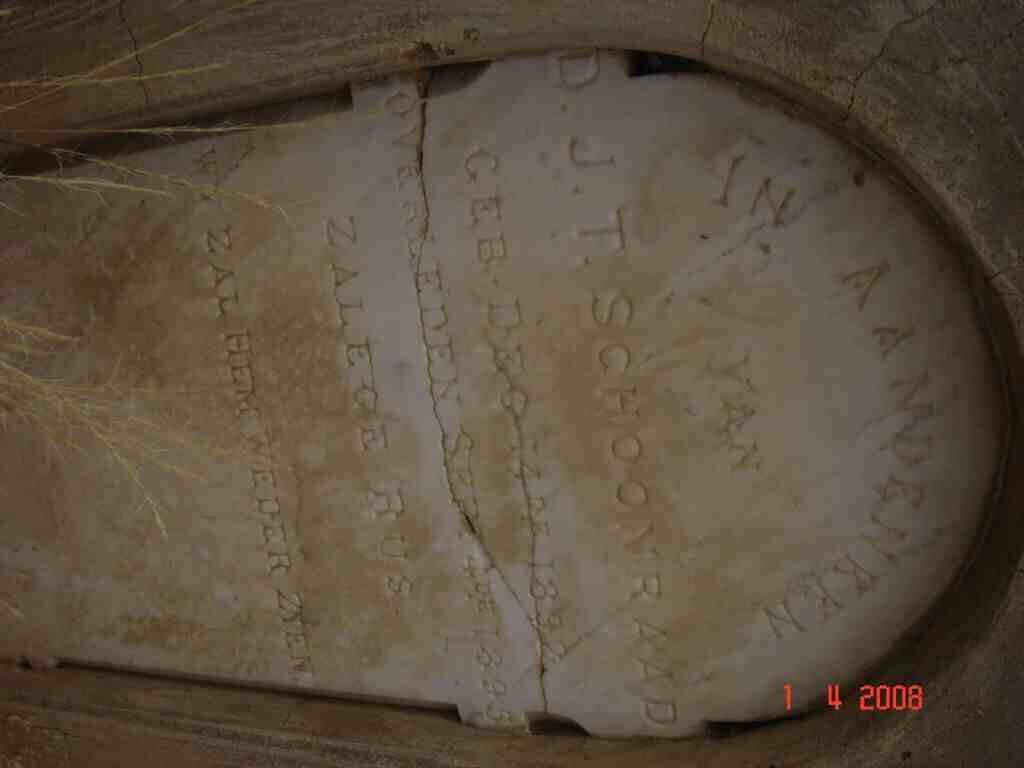 SCHOONRAAD D.J.T. 1892-1895