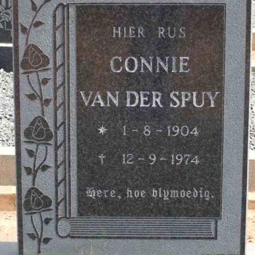 SPUY Connie, van der 1904-1974