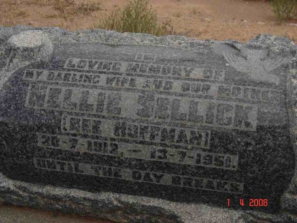 SELLICK Nellie nee HOFFMAN 1912-1951