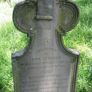 STUPART Richard -1874 &amp; Ann -1854