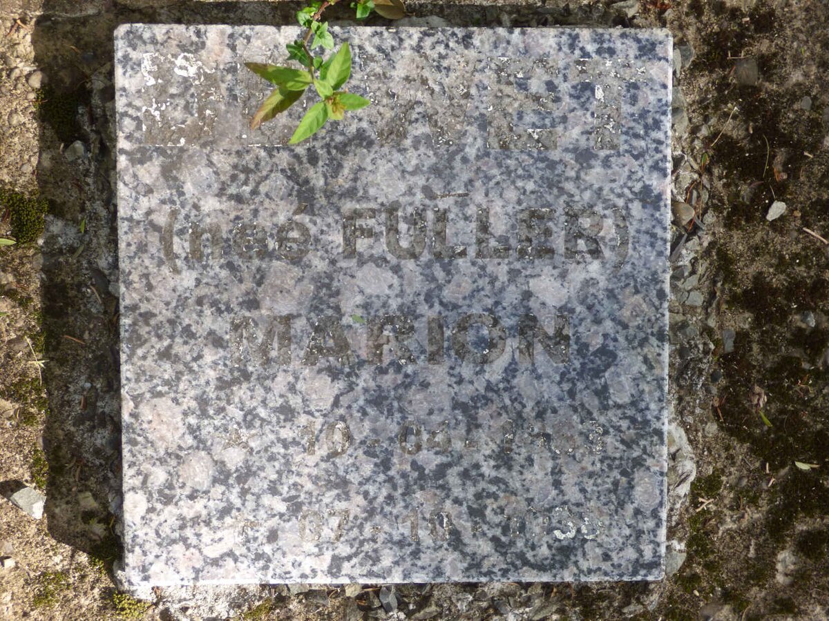 WET Marion, de nee FULLER 1863-1938