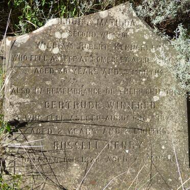 KENNERLEY Louisa Matilda -18? :: KENNERLEY Gertrude Winifred -1878 :: KENNERLEY Russell Henry -1878