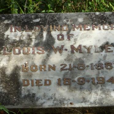 MYLES Louis W. 1883-1943