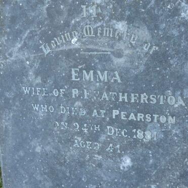 FEATHERSTONE Emma -1881