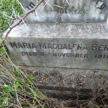 BERRY Maria Magdalena -1918