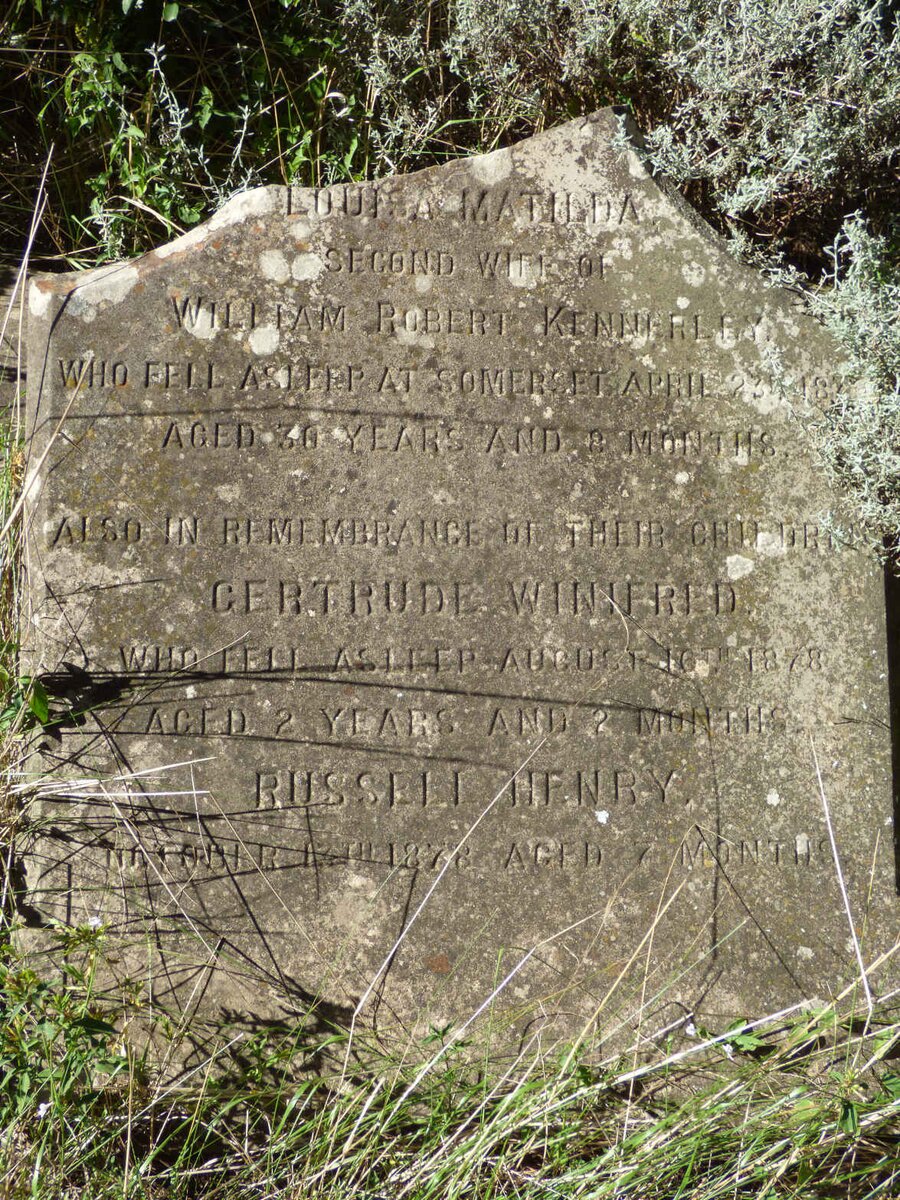 KENNERLEY Louisa Matilda -18? :: KENNERLEY Gertrude Winifred -1878 :: KENNERLEY Russell Henry -1878