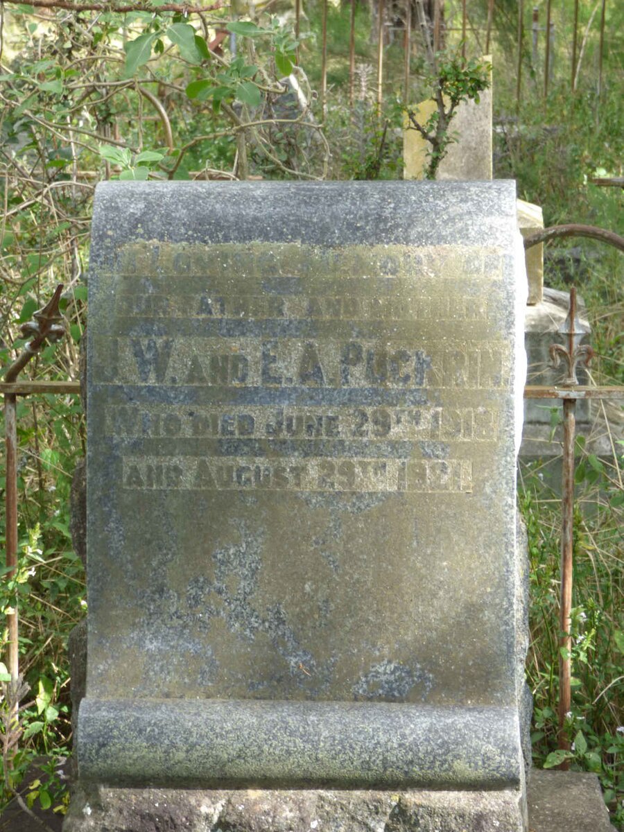 PUCKRIN J.W. -1918 & E.A. -1921