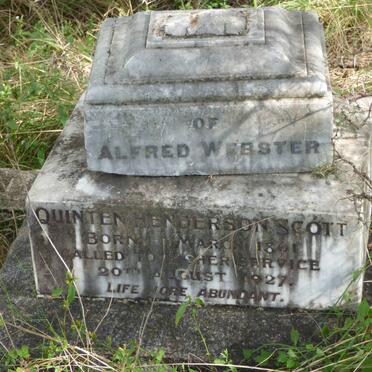 SCOTT Quinten Henderson 1861-1927 :: Alfred Webster