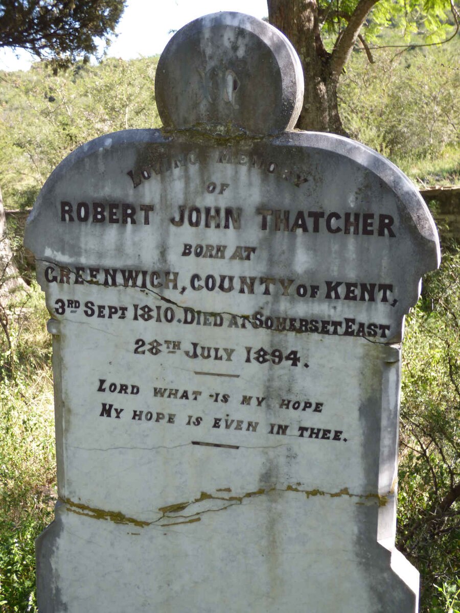 THATCHER Robert John 1810-1894