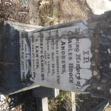 ANDREWS Charles Brock -1912 :: LAWTON Joseph Gamaliel -1911