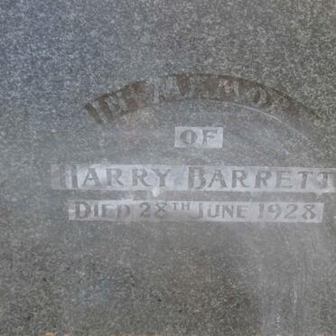 BARRETT Harry -1928