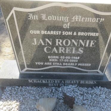 CARELS Jan Ronnie 1968-2003